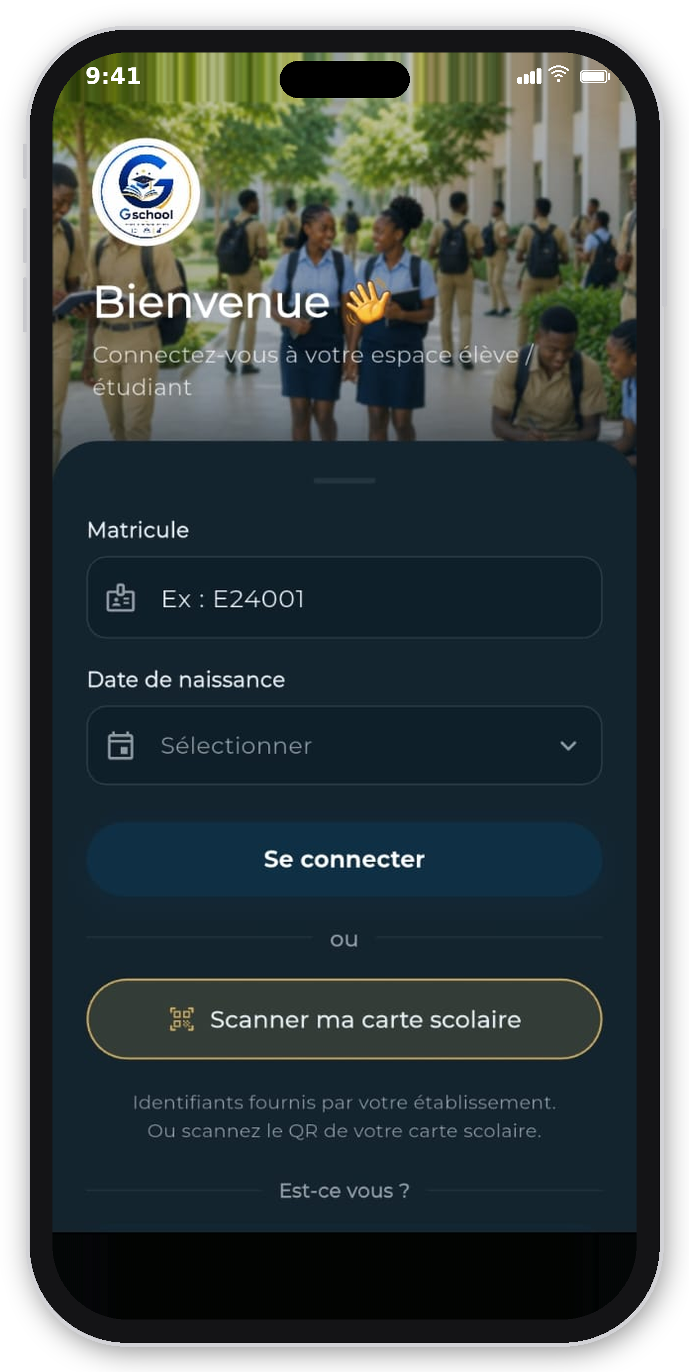Université Semi-pro — Mobile